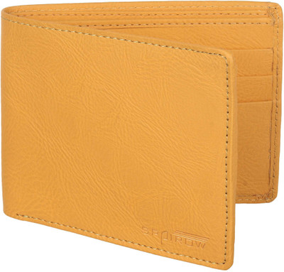 

Spairow Men Yellow Artificial Leather Wallet(6 Card Slots)