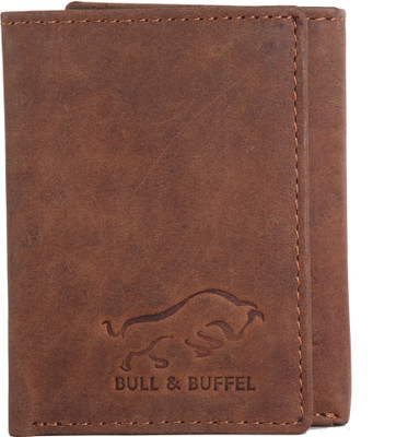 

BULL & BUFFEL Men Brown Genuine Leather Wallet(4 Card Slots), Brown -05