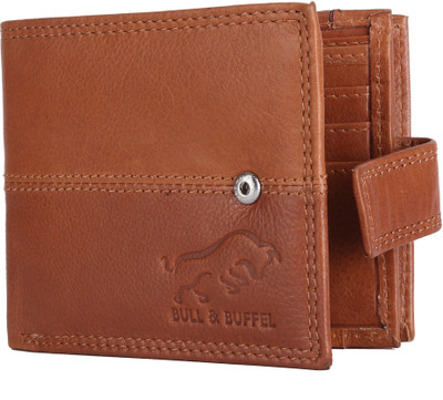 

BULL & BUFFEL Men Tan Genuine Leather Wallet(4 Card Slots), Tan-01