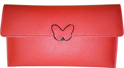

Sanshul Women Casual Red Artificial Leather Wallet(6 Card Slots)