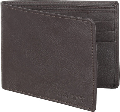 

Spairow Men Black Artificial Leather Wallet(6 Card Slots)