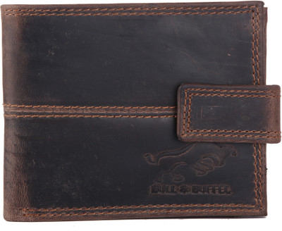 

BULL & BUFFEL Men Brown Genuine Leather Wallet(4 Card Slots), Brown-05