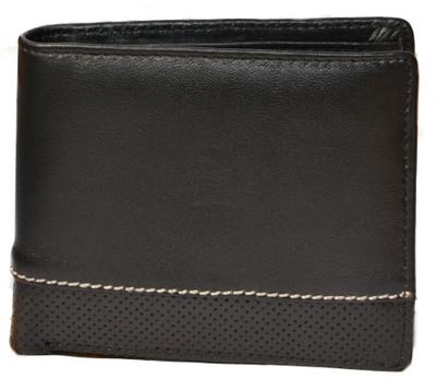 

WildTouch Men Black Genuine Leather Wallet(7 Card Slots)