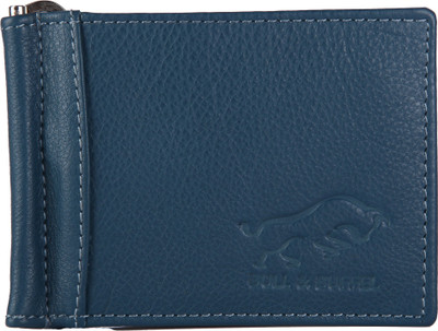 

BULL & BUFFEL Men Green Genuine Leather Money Clip(8 Card Slots), Green -02