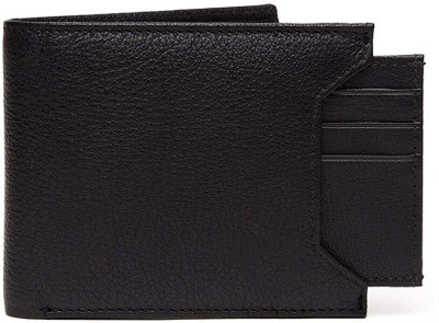 

Elligator Men Casual Black Genuine Leather Wallet(6 Card Slots)