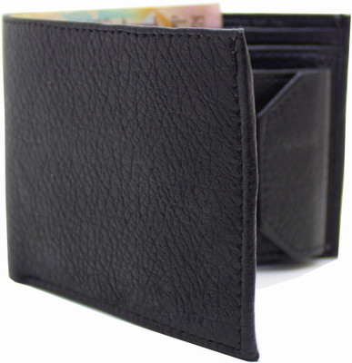 

NiETz Men Black Genuine Leather Wallet(14 Card Slots)