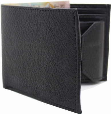 

NIetz Men Black Genuine Leather Wallet(14 Card Slots)
