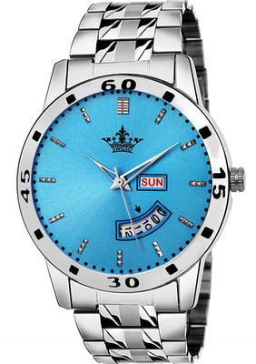 

Swisso -1675 Stylish Blue Day & Date Analogue Watch - For Men