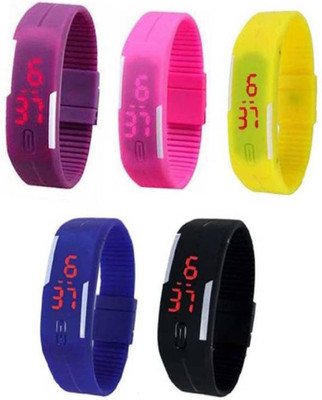 PureDeals PD_158 LED Digital Band Watch Digital Watch - For Boys & Girls