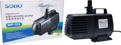 

Sobo Aquarium Submersible Pump WP-103 | Power: 35W (F.MAX: 2400L/Hr | H.MAX: 2.5 Meters) | Water Aquarium Pump(274 cm)