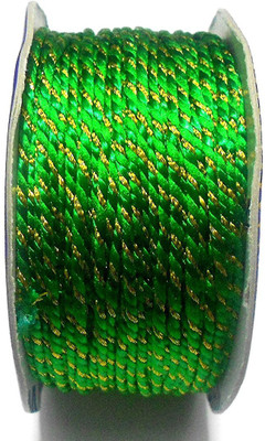 

GOELX Designer Fancy Dori Thread Rolls Bundle for Jewellery Making/Craftsworks/Diy Projects/Apparel Designing Green