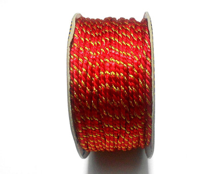 

GOELX Designer Fancy Dori Thread Rolls Bundle for Jewellery Making/Craftsworks/Diy Projects/Apparel Designing Red