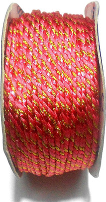 

GOELX Designer Fancy Dori Thread Rolls Bundle for Jewellery Making/Craftsworks/Diy Projects/Apparel Designing Peach