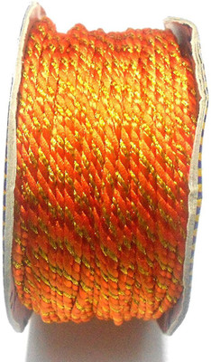 

GOELX Designer Fancy Dori Thread Rolls Bundle for Jewellery Making/Craftsworks/Diy Projects/Apparel Designing Orange