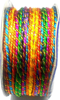 

GOELX Designer Fancy Dori Thread Rolls Bundle for Jewellery Making/Craftsworks/Diy Projects/Apparel Designing Multicolor