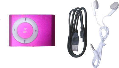 

PTCMart Mp0005 MP3 Player(Pink, 0 Display)