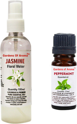

Gardens Of Aroma Jasmine Floral Water And Peppermint Essential Oil(110 ml)