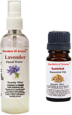 

Gardens Of Aroma Lavender Floral Water And Sandal Essential Oil(110 ml)