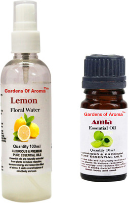 

Gardens Of Aroma Lemon Floral Water And Amla Essential Oil(110 ml)