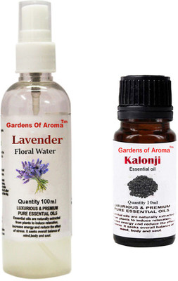 

Gardens Of Aroma Lavender Floral Water And Kalonji Essential Oil(110 ml)