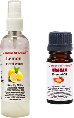 Gardens Of Aroma Lemon Floral Water And Argan Essential Oil(110 ml)