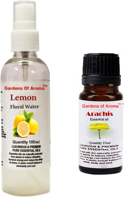 

Gardens Of Aroma Lemon Floral Water And Arachis Essential Oil(110 ml)