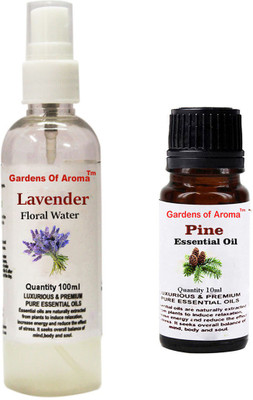 Gardens Of Aroma Lavender Floral Water And Pine Essential Oil(110 ml)