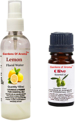 

Gardens Of Aroma Lemon Floral Water And Olive Essential Oil(110 ml)