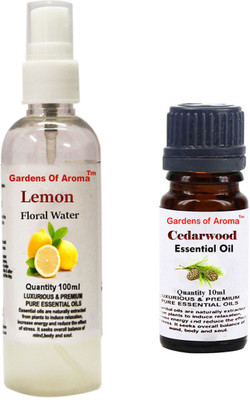 

Gardens Of Aroma Lemon Floral Water And Cedarwood Essential Oil(110 ml)