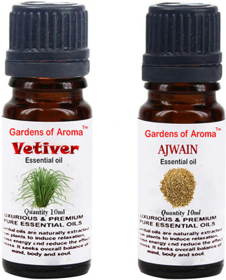 

Gardens Of Aroma Vetiver And Ajwain(20 ml)