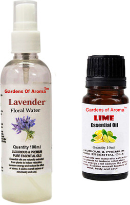 

Gardens Of Aroma Lavender Floral Water And Lime Essential Oil(110 ml)