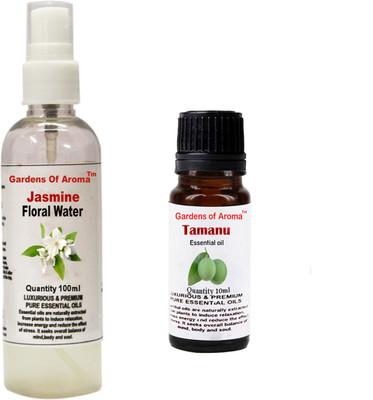 

Gardens Of Aroma Jasmine Floral Water And Tamanu Essential Oil(110 ml)