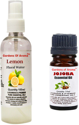 

Gardens Of Aroma Lemon Floral Water And Jojoba Essential Oil(110 ml)
