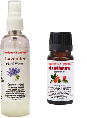 

Gardens Of Aroma Lavender Floral Water And Gandhpura Essential Oil(110 ml)