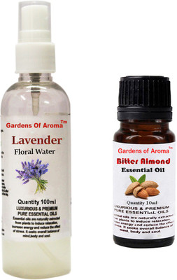 

Gardens Of Aroma Lavender Floral Water And Bitter Almond Essential Oil(110 ml)