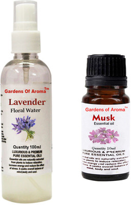 

Gardens Of Aroma Lavender Floral Water And Musk Essential Oil(110 ml)