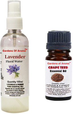 Gardens Of Aroma Lavender Floral Water And Grapeseed Essential Oil(110 ml)