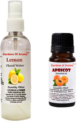 Gardens Of Aroma Lemon Floral Water And Apricot Essential Oil(110 ml)
