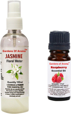 

Gardens Of Aroma Jasmine Floral Water And Raspberry Essential Oil(110 ml)