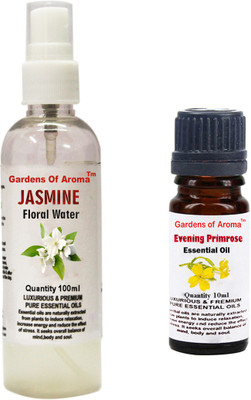 

Gardens Of Aroma Jasmine Floral Water And Evening primrose Essential Oil(110 ml)