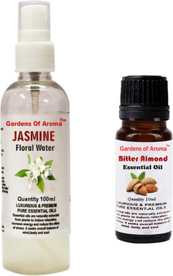 

Gardens Of Aroma Jasmine Floral Water And Bitter Almond Essential Oil(110 ml)