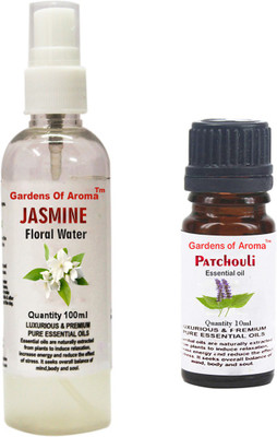 

Gardens Of Aroma Jasmine Floral Water And Patchouli Essential Oil(110 ml)