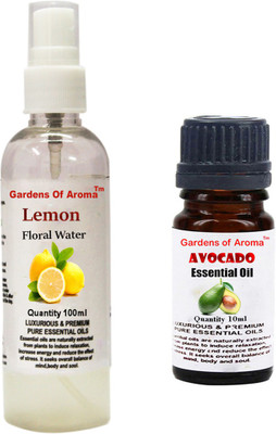 

Gardens Of Aroma Lemon Floral Water And Avocado Essential Oil(110 ml)