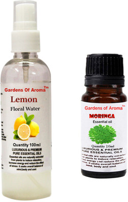 

Gardens Of Aroma Lemon Floral Water And Moringa Essential Oil(110 ml)