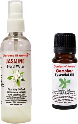 

Gardens Of Aroma Jasmine Floral Water And Camphor Essential Oil(110 ml)