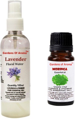 Gardens Of Aroma Lavender Floral Water And Moringa Essential Oil(110 ml)