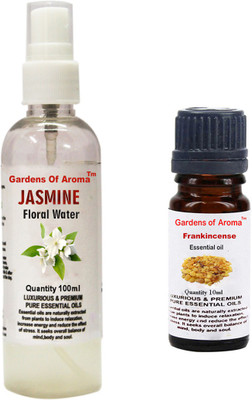

Gardens Of Aroma Jasmine Floral Water And Frankincense Essential Oil(110 ml)