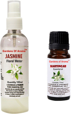 

Gardens Of Aroma Jasmine Floral Water And Harshingar Essential Oil(110 ml)