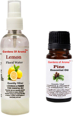 

Gardens Of Aroma Lemon Floral Water And Pine Essential Oil(110 ml)