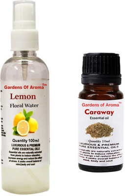 

Gardens Of Aroma Lemon Floral Water And Caraway Essential Oil(110 ml)